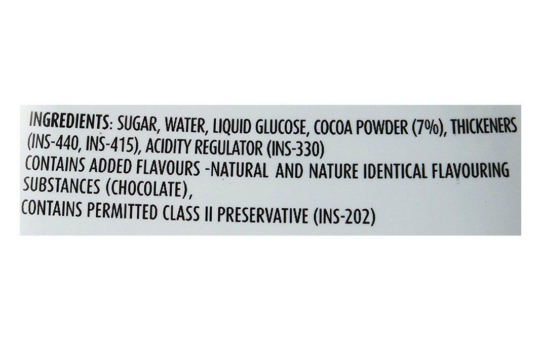 Mapro Toppings Chocolate Syrup   Plastic Bottle  500 millilitre
